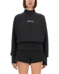 Jean Paul Gaultier - Cropped Sweatshirt - Lyst