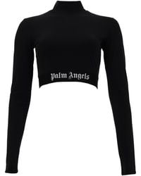 Palm Angels - Croptop "Classic Logo" - Lyst