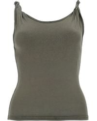 DIESEL - Tank Top Con Spalline Arrotolate - Lyst