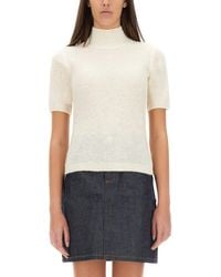 A.P.C. - Edie" Knit Top - Lyst