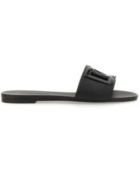 Dolce & Gabbana - Rubber Beachwear Slides - Lyst