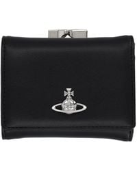 Vivienne Westwood - Portafoglio "Small Frame" Con Dettaglio Orb - Lyst