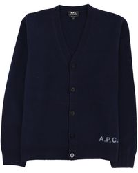 A.P.C. - Kenny Cardigan - Lyst