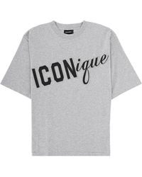 DSquared² - T-Shirt Con Stampa - Lyst