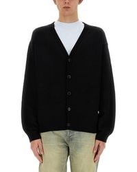 KENZO - Regular Fit Cardigan With Embroidered Tiger Academy - Lyst