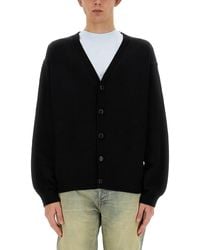 KENZO - Regular Fit Cardigan With Embroidered Tiger Academy - Lyst