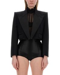Dolce & Gabbana - Short Tuxedo Jacket - Lyst