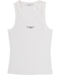 Givenchy - Tank Top With Logo - Lyst