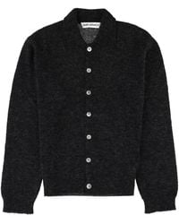 Our Legacy - Fuzzy Alpaca Button-Front Cardigan - Lyst