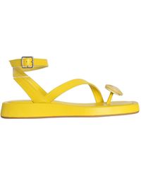Gia Borghini - Rosie 18 Gia/Rhw Leather Sandals - Lyst