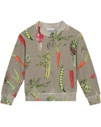 Dolce & Gabbana - Felpa Girocollo - Lyst