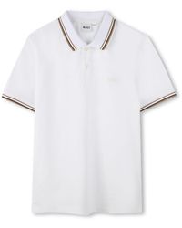 BOSS - Short-Sleeved Polo Shirt - Lyst