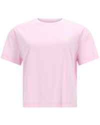A.P.C. - Logo Crew Neck T-Shirt - Lyst
