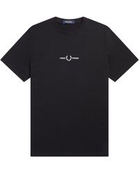 Fred Perry - 100% Cotton T-Shirt - Lyst