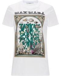 Max Mara - T-Shirt "Spadino" Con Stampa - Lyst