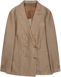 Tagliatore - Classic Double-Breasted Jacket With Tailored Fit Size 40 - Lyst