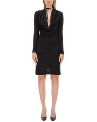 Helmut Lang - Slim-Fit Jersey Dress - Lyst