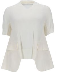 Sacai - Maglia - Lyst