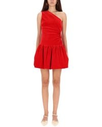 Patou - One-Shoulder Mini Dress "Bloomer" Effect - Lyst