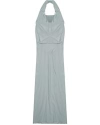 Alysi - Abito Lungo Con Scollo - Lyst