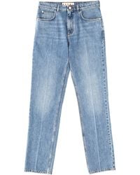 Marni - Washed Bull Denim 5-Pocket Jeans - Lyst