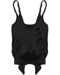 JW Anderson - Silk Draped Cami Top - Lyst