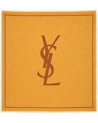 Saint Laurent - Sciarpa Cassandre - Lyst
