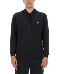 Paul Smith - Classic Hoodie With Logo Patch - Lyst