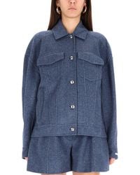 Sportmax - Max Mara Cantore Belted Wool-Felt Jacket - Lyst