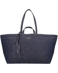 A.P.C. - A. P.C. Borsa Le Drummer Toile - Lyst