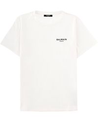 Balmain - T-Shirt Con Logo - Lyst