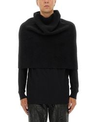 Rick Owens - Knitted Cape - Lyst