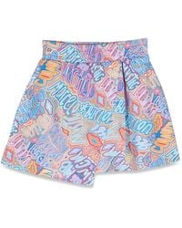 Marcelo Burlon - Panel Sweatskirt - Lyst