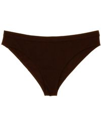 Jil Sander - Solid Bikini Bottom Swimwear - Lyst