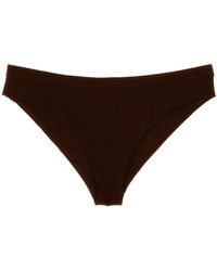 Jil Sander - Solid Bikini Bottom Swimwear - Lyst