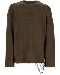 MM6 by Maison Margiela - Maglia Con Logo - Lyst
