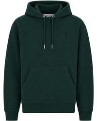 Ami Paris - Felpa Con Logo E Cappuccio - Lyst