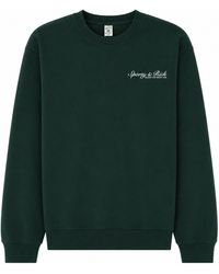 Sporty & Rich - Felpa Girocollo Con Logo - Lyst