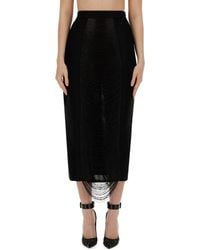 McQueen - Elegant Long Skirt - Lyst