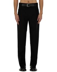 Moschino - Regular Fit Wool Pants - Lyst