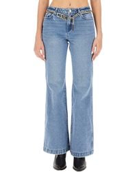 MICHAEL Michael Kors - Flare Fit Jeans - Lyst