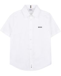 BOSS - Camicia A Maniche Corte - Lyst