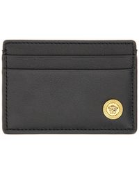 Versace - Medusa Biggie Leather Card Holder - Lyst