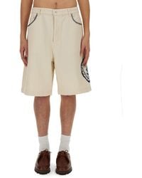 Drole de Monsieur - Cotton Bermuda Shorts - Lyst