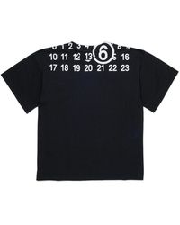 MM6 by Maison Margiela - T-Shirt With Logo - Lyst