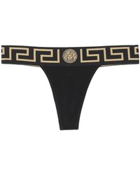 Versace - Thong With Greek - Lyst