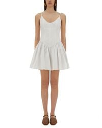 STAUD - Dena Mini Dress - Lyst
