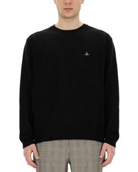 Vivienne Westwood - Maglione Con Ricamo Orb - Lyst