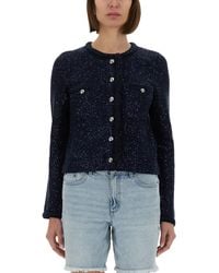 Michael Kors - Metallic Knit Jacket - Lyst