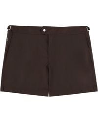 Tom Ford - Buckle-Detail Swim Shorts - Lyst